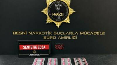 Adıyaman’da polis ekiplerince son bir haftada gerçekleştirilen çalışmalarda çeşitli suçlardan