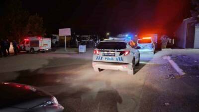 Adıyaman’da, boş alana bırakılarak klor gazı sızıntısına neden olan tüpler