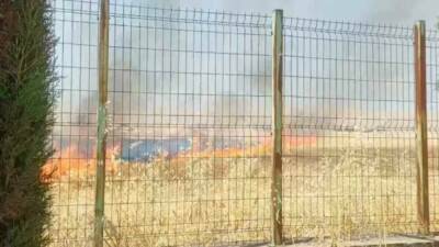 Şanlıurfa’nın Haliliye ilçesinde arazide çıkan anız yangını Görme Engelliler İlk