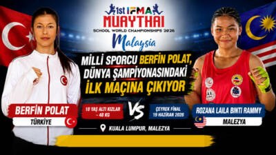 Malezya’da düzenlenen 2026 Dünya Okul Sporları Muaythai Şampiyonası’nda Türkiye’yi temsil