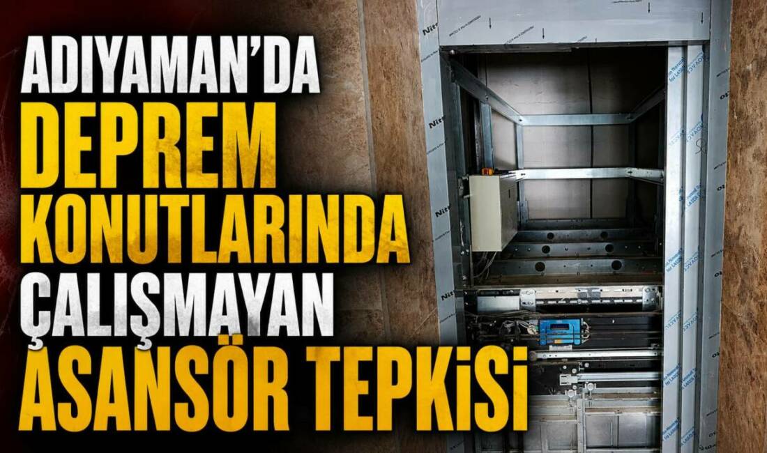 Adıyaman merkezde, 6 Şubat depremlerinin ardından inşa edilen birçok konutta