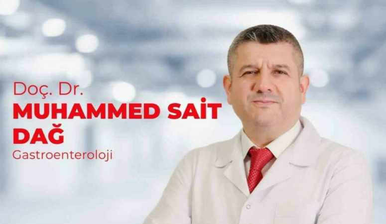 Hastanesi Gastroenteroloji Uzmanı Doç. Dr. Muhammed Sait Dağ, "Yaz aylarında