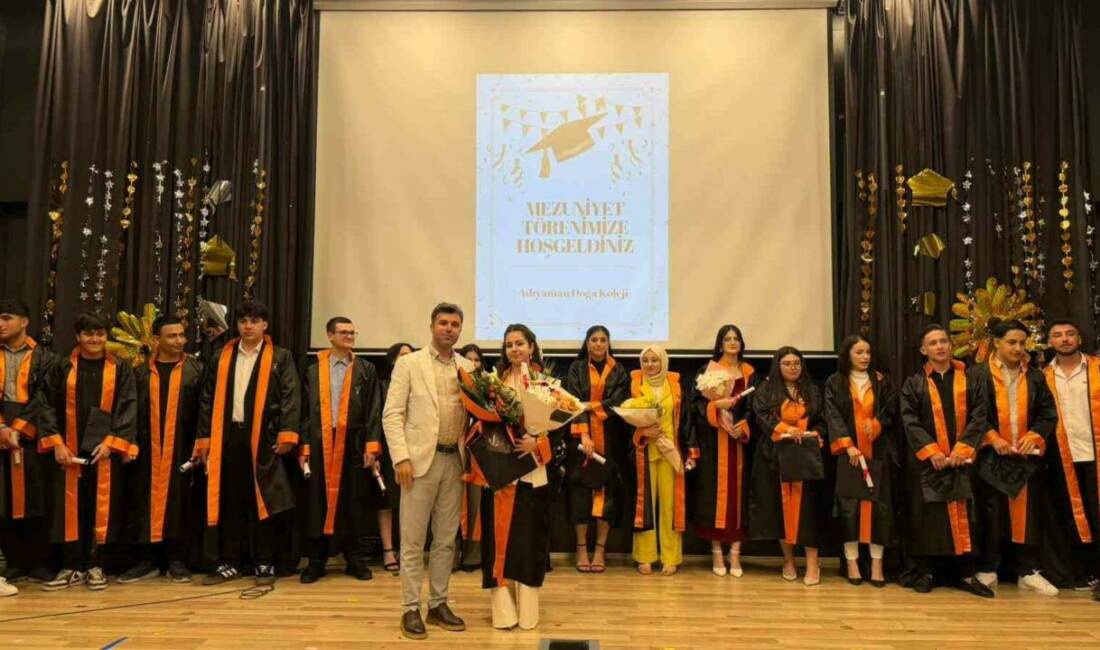Adıyaman Doğa Koleji’nde eğitimlerini başarıyla tamamlayan lise öğrencileri için düzenlenen