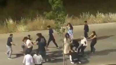 Adıyaman’da bir düğün töreni sonrası yapılan konvoyda çıkan tartışma yumruklu,