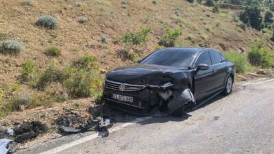 Batman’ın Gercüş ilçesinde iki otomobilin kafa kafaya çarpışması sonucu meydana