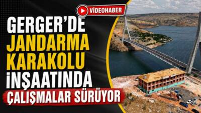 Adıyaman’ın Gerger ilçesine bağlı Korulu (Nissibi) Köyü’nde yapımı devam eden