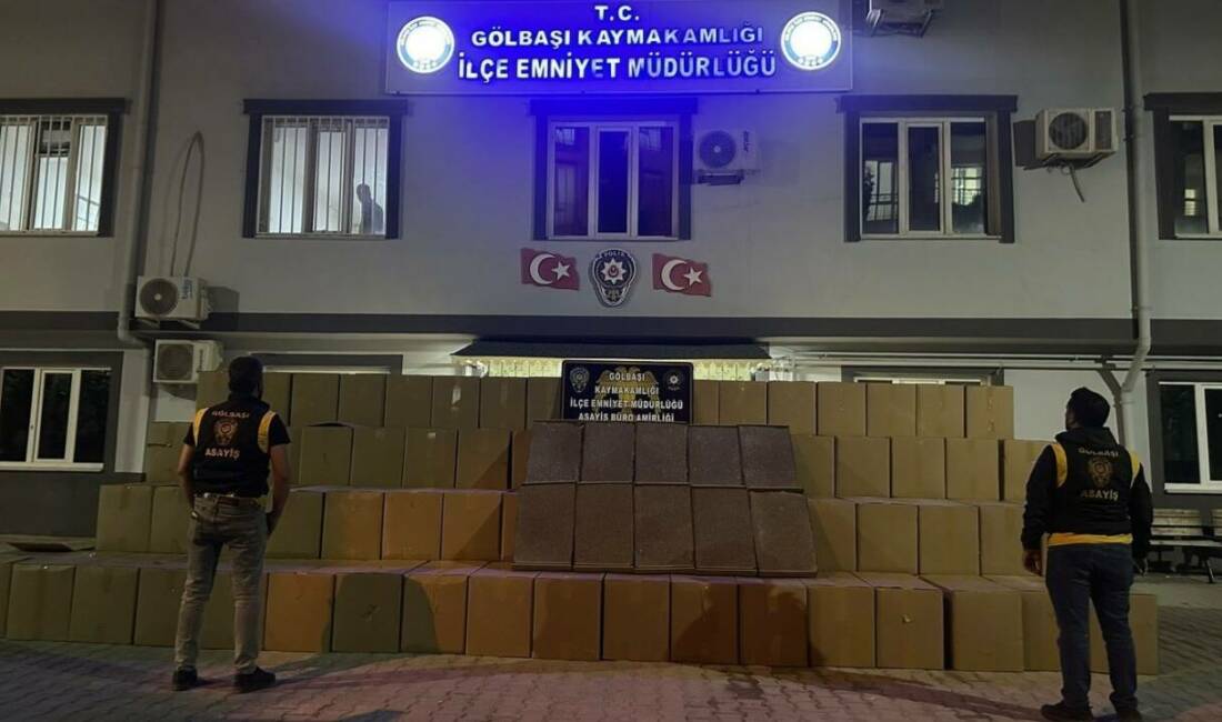 Adıyaman’ın Gölbaşı ilçesinde polis ekiplerince şüphe üzerine durdurulan tırda 5