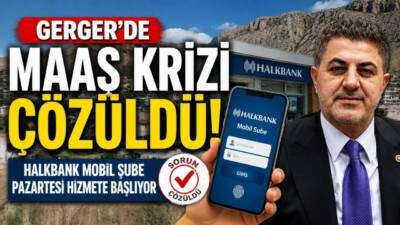 Gerger’de yaşlı ve engelli vatandaşların PTT üzerinden aldıkları maaşların Halkbank’a