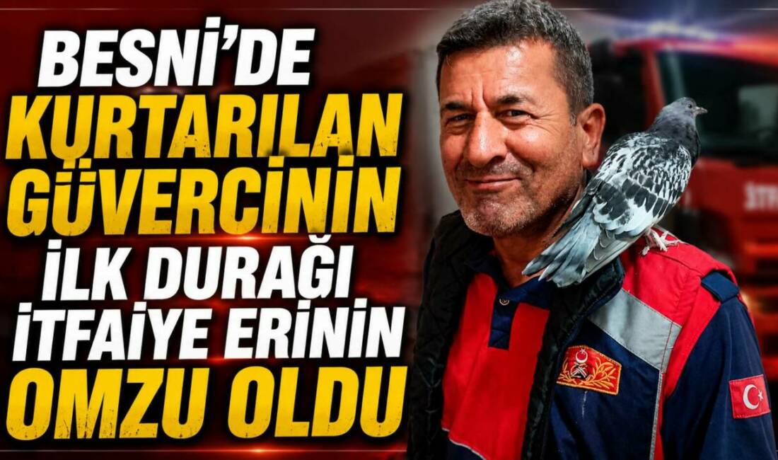 Besni ilçesine bağlı Erdemoğlu Mahallesi’nde bir apartmanın havalandırma boşluğundan gelen