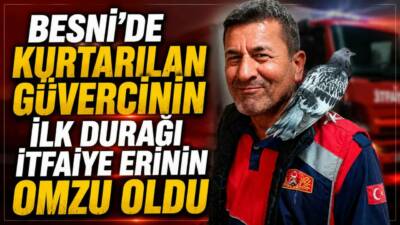 Besni ilçesine bağlı Erdemoğlu Mahallesi’nde bir apartmanın havalandırma boşluğundan gelen