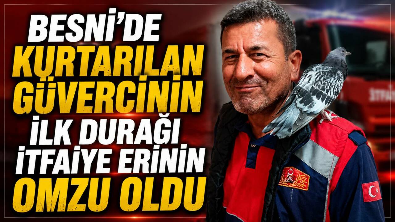 Besni ilçesine bağlı Erdemoğlu Mahallesi’nde bir apartmanın havalandırma boşluğundan gelen