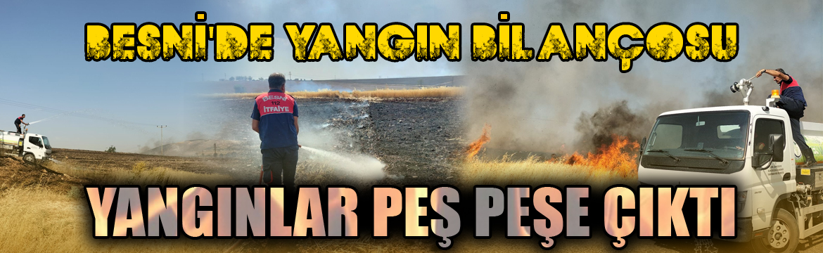 Adıyaman’ın Besni ilçesinde farklı noktalarda