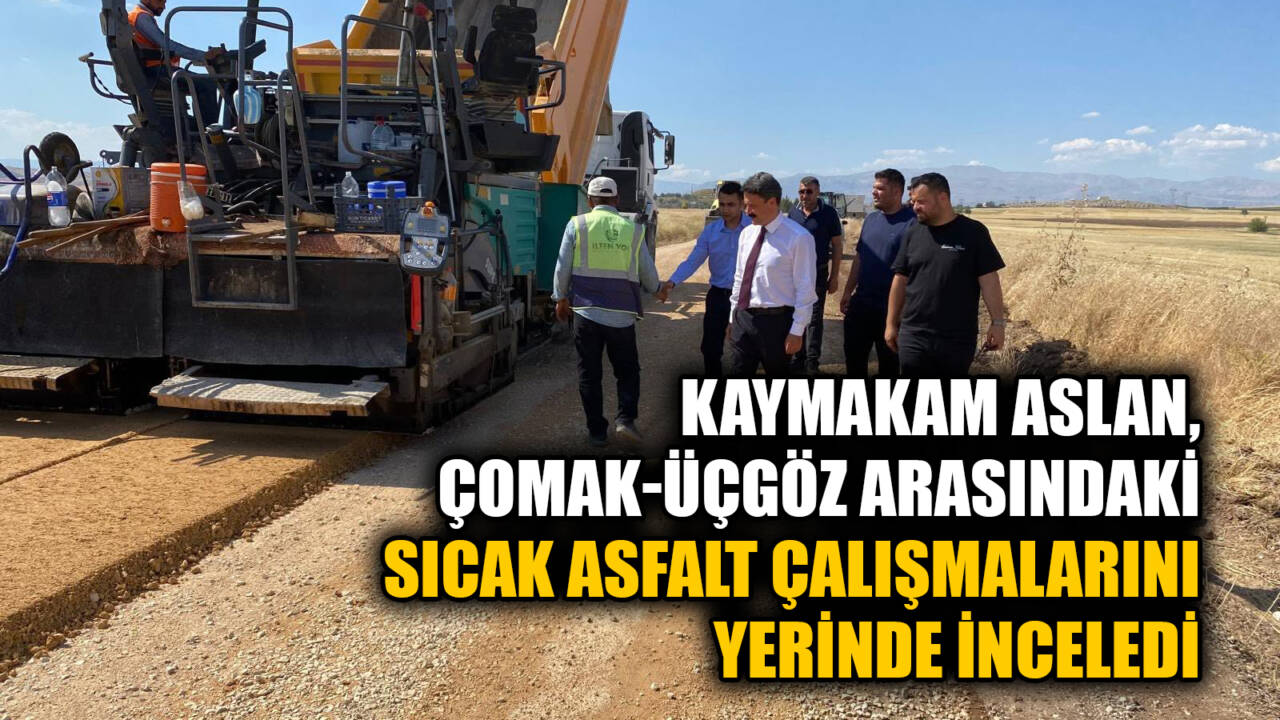 Besni Kaymakamı Ahmet Oğuz Aslan, Adıyaman İl Özel İdaresi tarafından