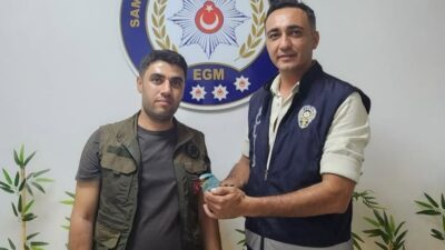 Adıyaman’ın Samsat ilçesinde polis ekiplerince devriye görevi sırasında yaralı halde