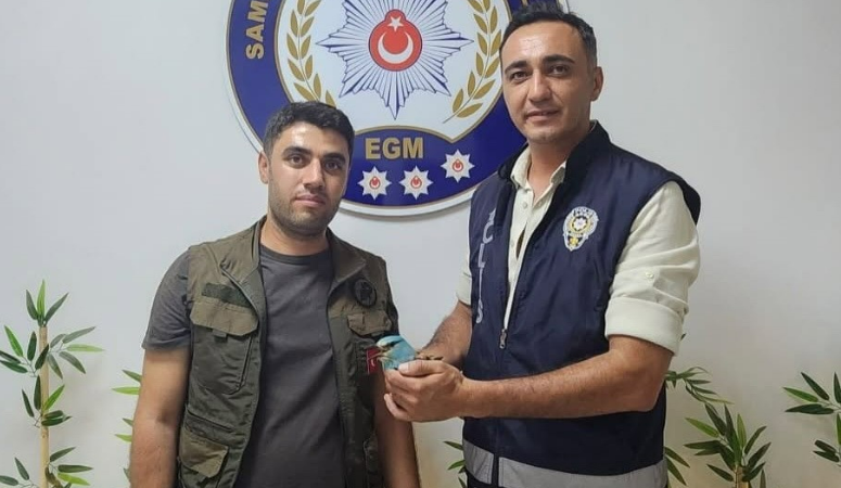 Adıyaman’ın Samsat ilçesinde polis ekiplerince devriye görevi sırasında yaralı halde