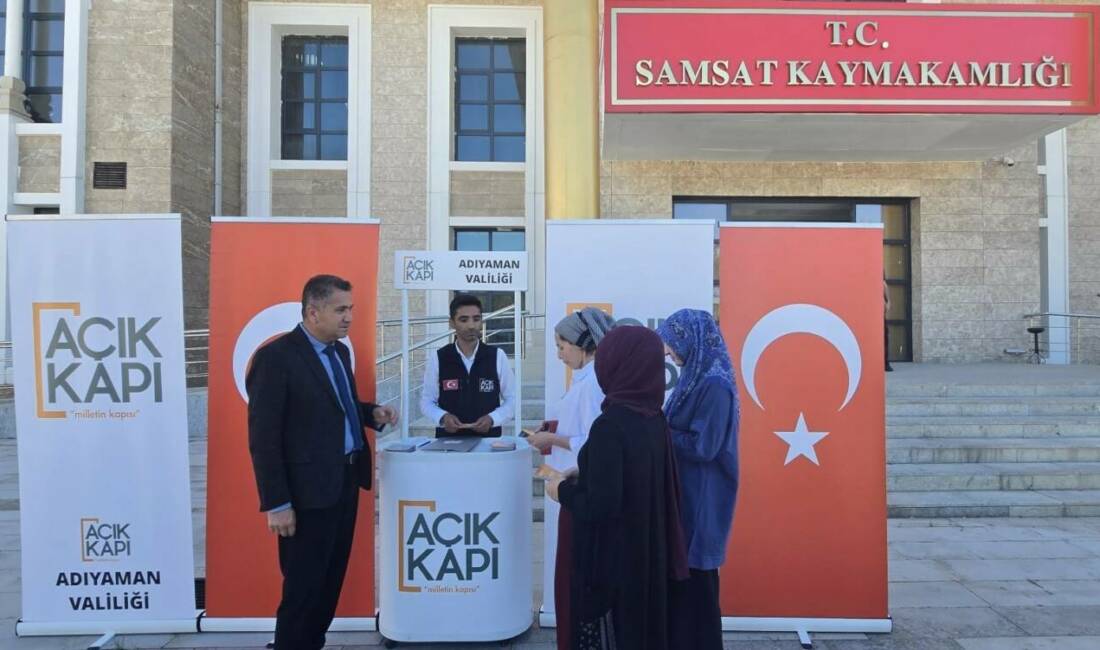 Adıyaman’ın Samsat ilçesinde vatandaş ile devlet arasında köprü özelliği taşıyan