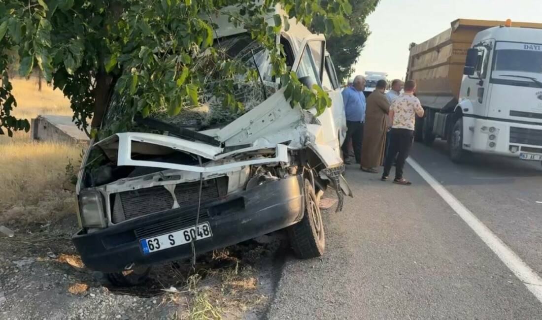 Şanlıurfa’da tır, servis minibüsü, hafif ticari araç ve otomobilin karıştığı