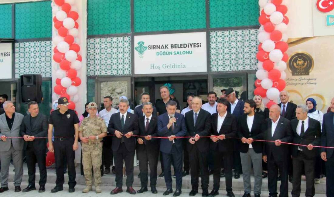 Şırnak’ta ücretsiz belediye düğün salonu açılışı ve 10 çocuklu ailelere