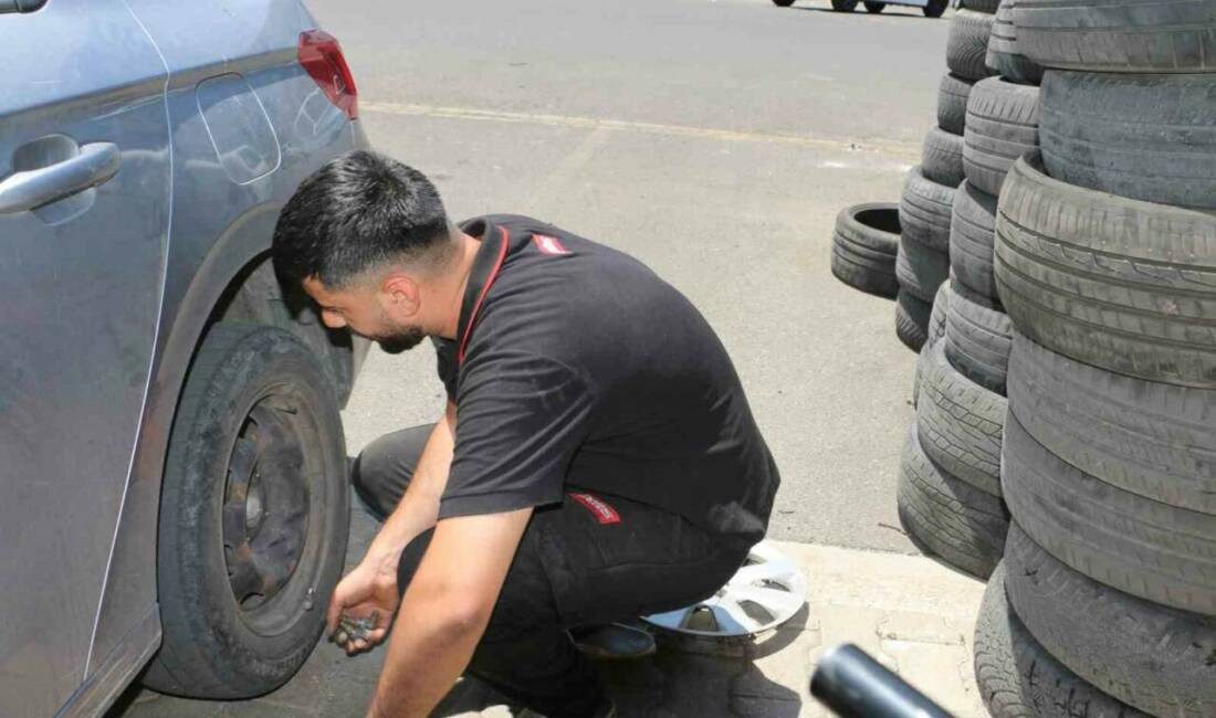 Yaz mevsiminin gelmesiyle birlikte araç sürücüleri kışlık lastiklerini çıkarıp yazlık