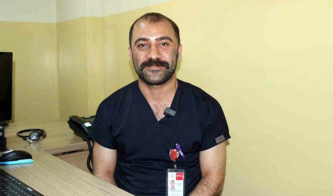 Mardin’in Midyat İlçe Devlet Hastanesinde görevli kardiyoloji uzmanı Dr. Faruk