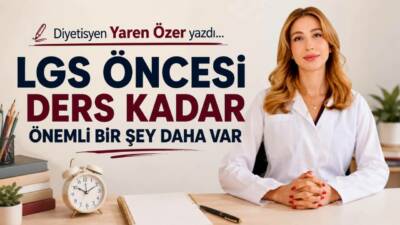 LGS Öncesi Ders Kadar Önemli Bir Şey Daha Var
