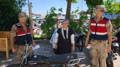 Şanlıurfa'nın Siverek ilçesinde 3 ay önce çalınan motosiklet, jandarma ekiplerinin