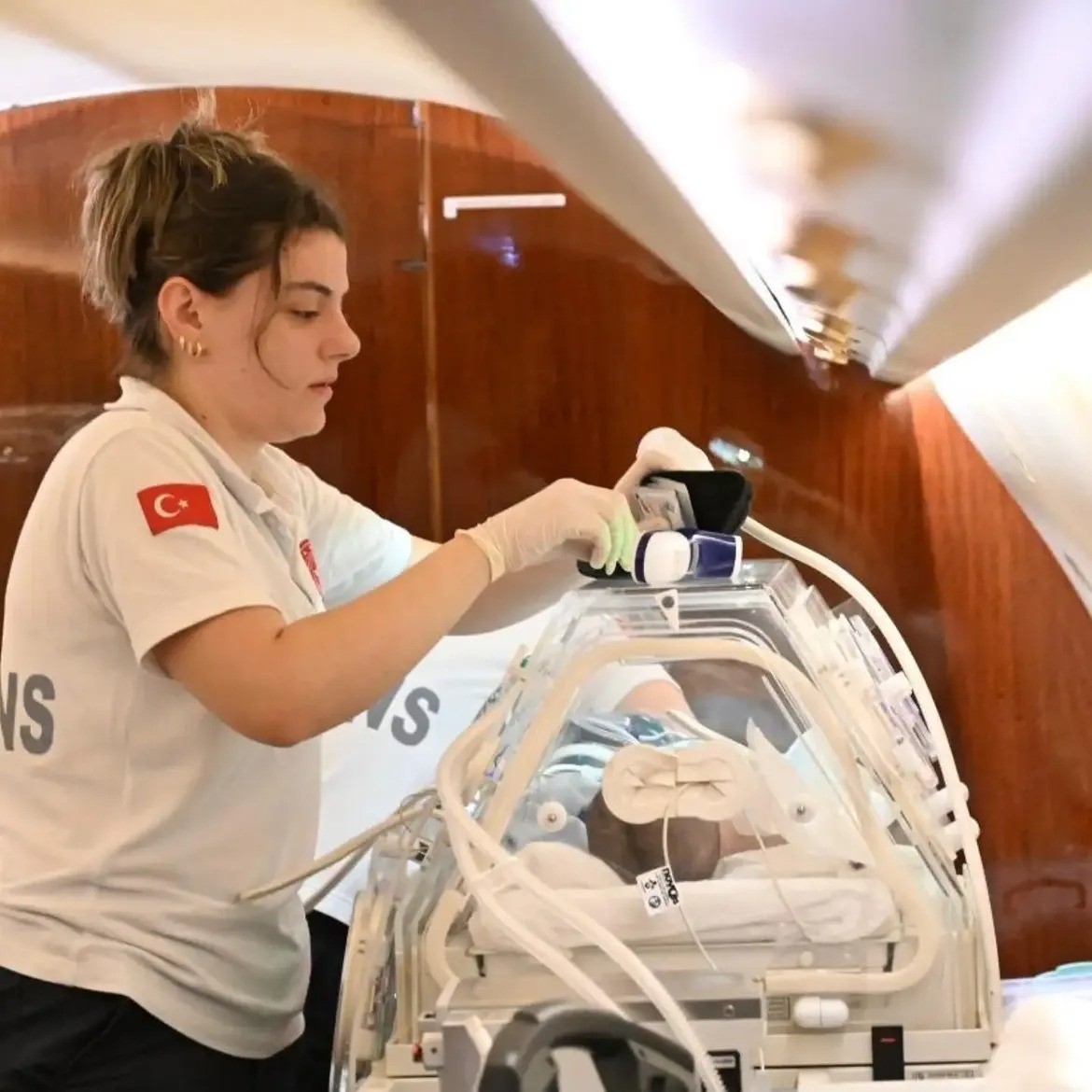 Şırnak Devlet Hastanesinde tedavi gören 4 aylık bebek, ileri düzey