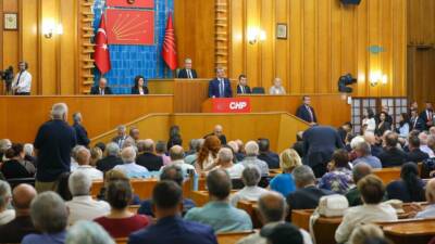 CHP Grup Başkanı Özgür Özel, partisinin TBMM Grup Toplantısı'nda yaptığı
