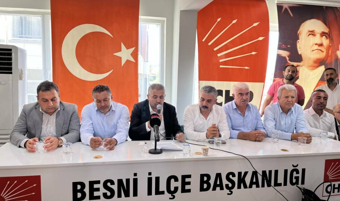 CHP’nin Adıyaman teşkilatında tarihi bir istifa yaşandı. Besni, Gölbaşı, Tut