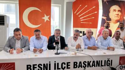 CHP’nin Adıyaman teşkilatında tarihi bir istifa yaşandı. Besni, Gölbaşı, Tut