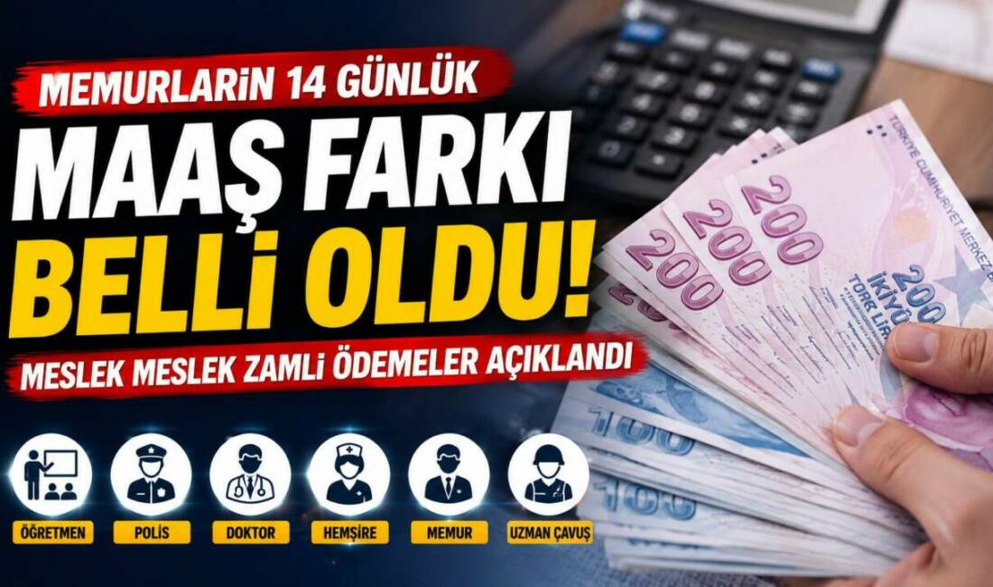 Temmuz ayında memur ve memur emeklilerine yapılan yüzde 13,52'lik maaş