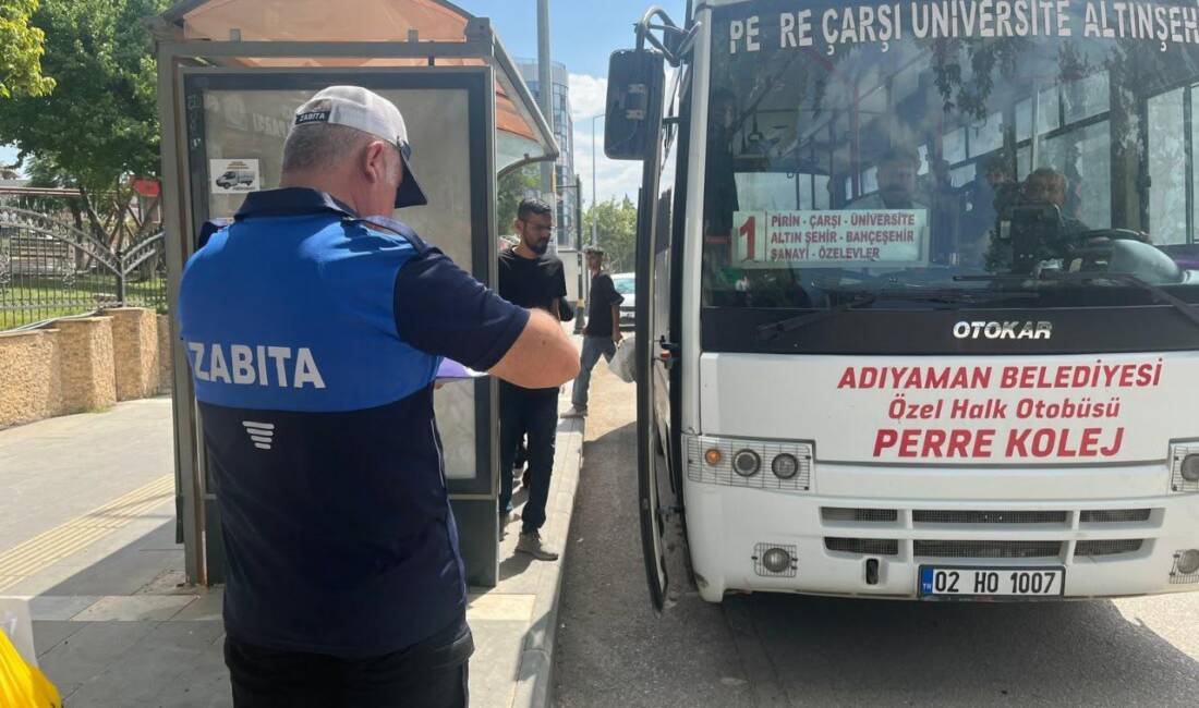 Adıyaman Belediyesi Zabıta Müdürlüğü ekipleri, 2026 yılının 1 Ocak-1 Haziran