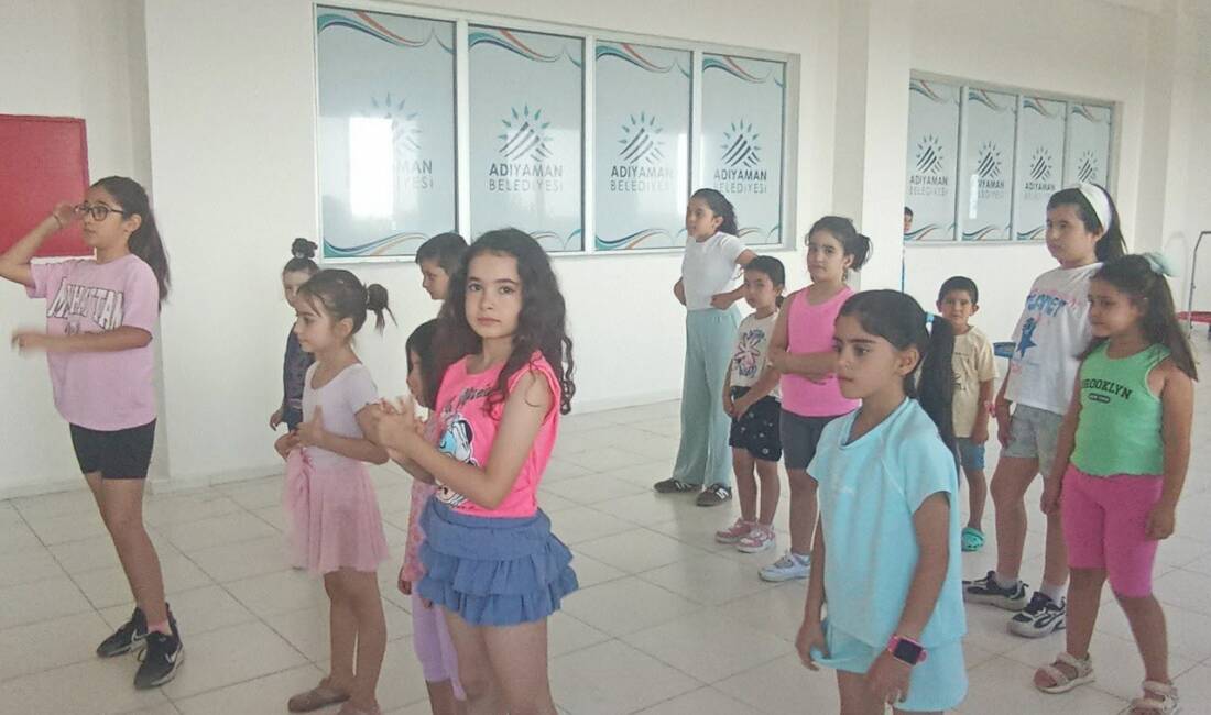 Adıyaman Belediyesi tarafından çocukların yaz tatilini daha verimli, sağlıklı ve