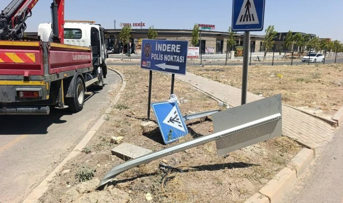 Adıyaman Belediyesi, kent genelinde trafik güvenliğini artırmak amacıyla hasar gören,