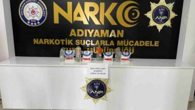 Adıyaman’da polis ekiplerince son bir haftada gerçekleştirilen çalışmalarda çeşitli suçlardan