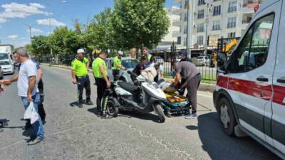 Adıyaman’da otomobille motosikletin çarpıştığı kazada 1 kişi yaralandı.
