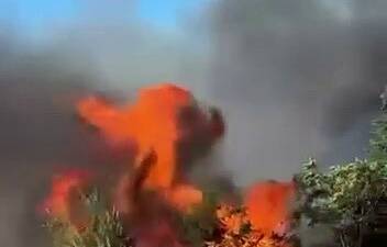 Adıyaman’da meydana gelen anız yangını, ağaçlık alana sıçramadan kontrol altına
