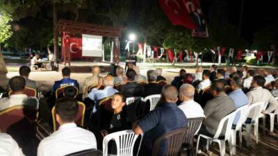 Gaziantep'in Araban ilçesinde 15 Temmuz Darbe Girişimi'nin 10'uncu yıldönümünde düzenlenen