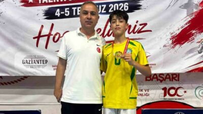 Gaziantep’in Araban ilçesinde Taekwondo Antrenörü Adem Kaya’nın yetiştirdiği sporcular, elde