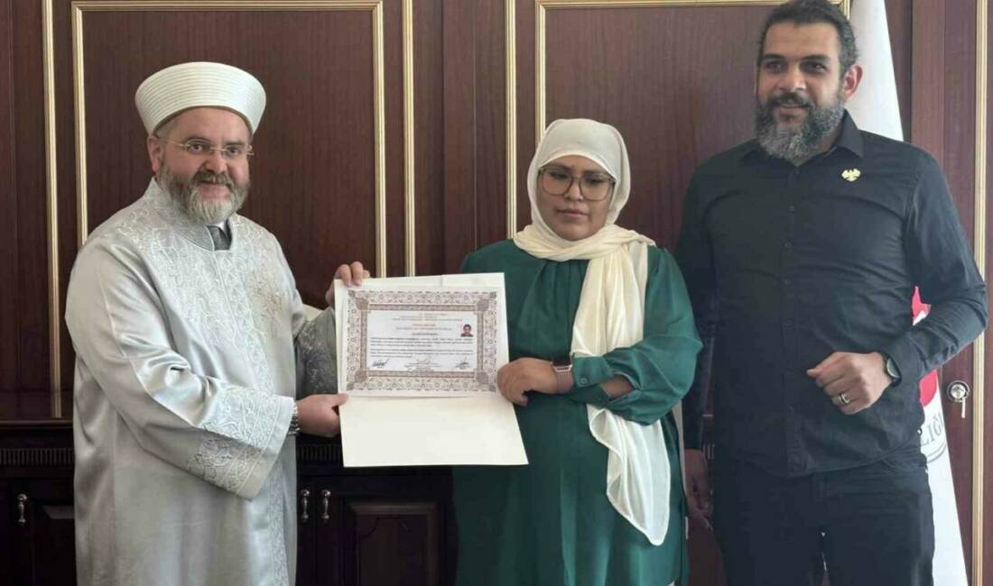 Arjantin’den Gaziantep’e gelerek Suriyeli Muhammet Bektaş ile hayatını birleştiren Eva