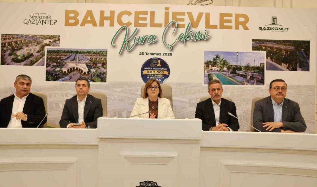 Gaziantep Büyükşehir Belediyesi, Gazi Konut tarafından inşa edilecek Bahçelievler Projesi'nin