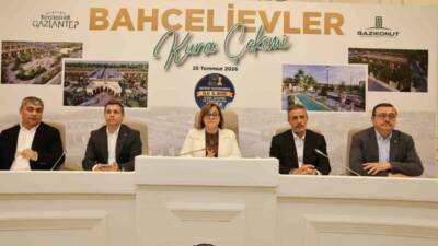 Gaziantep Büyükşehir Belediyesi, Gazi Konut tarafından inşa edilecek Bahçelievler Projesi'nin