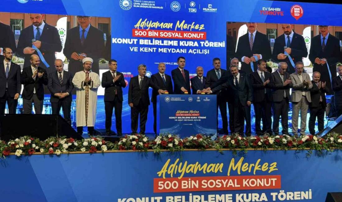 Çevre, Şehircilik ve İklim Değişikliği Bakanı Murat Kurum, Adıyaman’da düzenlenen