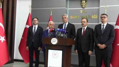 Sağlık Bakanı Prof. Dr. Kemal Memişoğlu, çeşitli programlara katılmak üzere