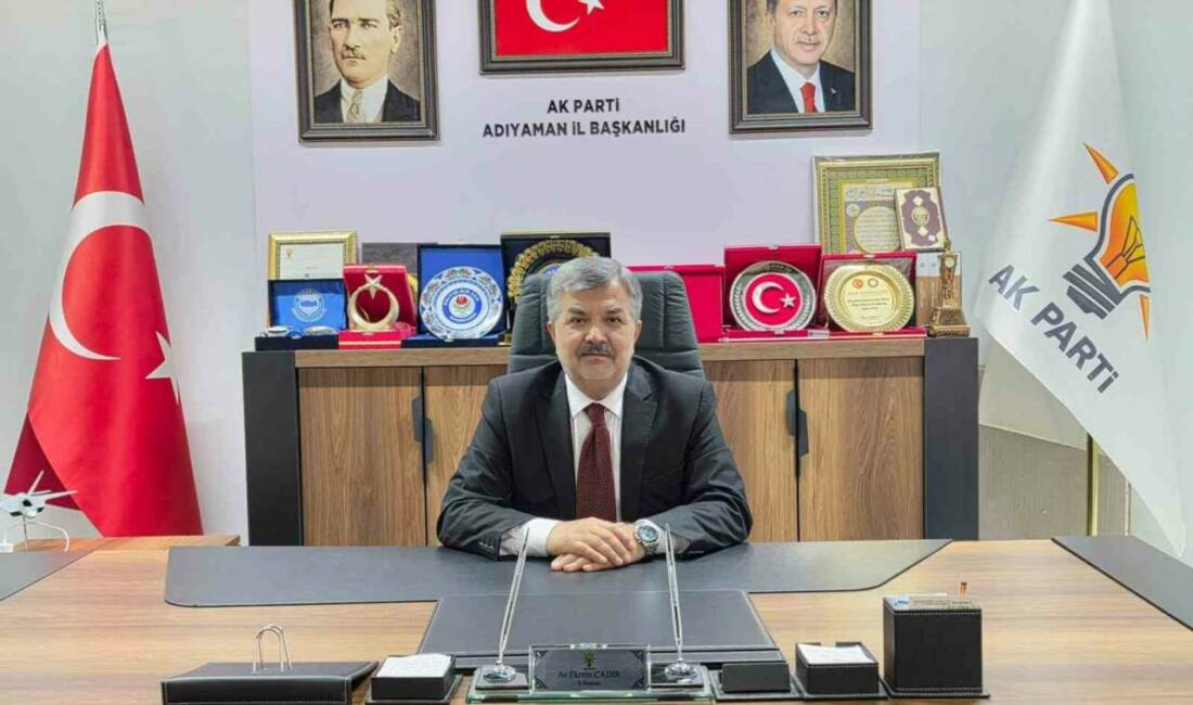 AK Parti Adıyaman İl Başkanı Ekrem Çadır, 15 Temmuz Şehitlerini