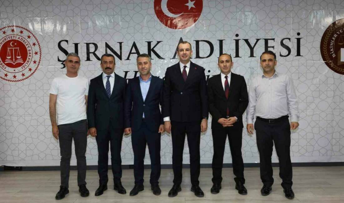 Başsavcı Şahin: “Şırnak kalbimizde özel bir yer edindi” Şırnak’ta görev yerleri değişen Cumhuriyet Başsavcısı Hayrullah Şahin ile mahkeme