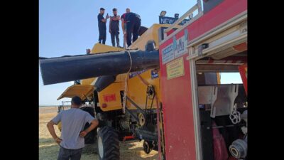 Adıyaman'ın Besni ilçesinde son günlerde art arda yaşanan biçerdöver yangınlarına