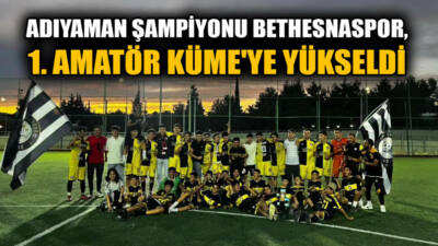 Adıyaman 2. Amatör Küme Futbol Ligi'nde mücadele eden Bethesnaspor, sezonu