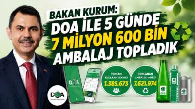 Çevre, Şehircilik ve İklim Değişikliği Bakanı Murat Kurum, vatandaşların 1