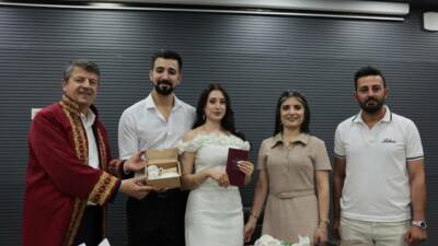 Adıyaman Belediyesi Evlendirme Dairesi, 2026 yılının ilk yarısına ait evlilik